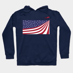 New American Flag Hoodie